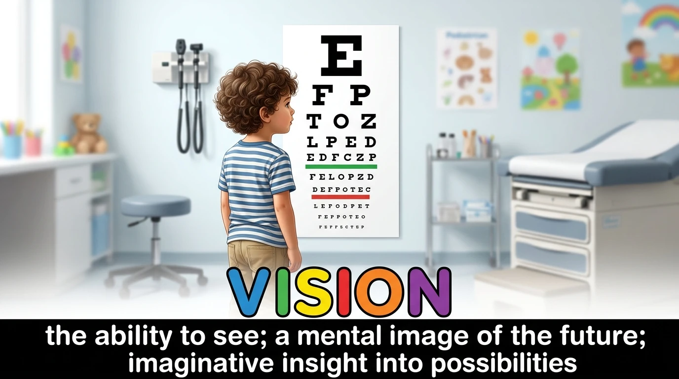 English Illustration for vision